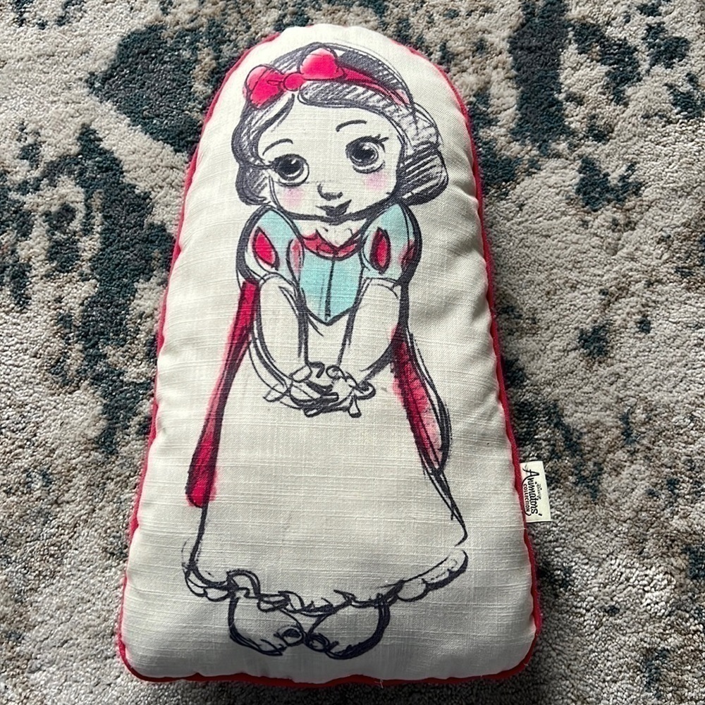 DISNEY Store Animators Collection Snow White Collection Decorative Throw Pillow